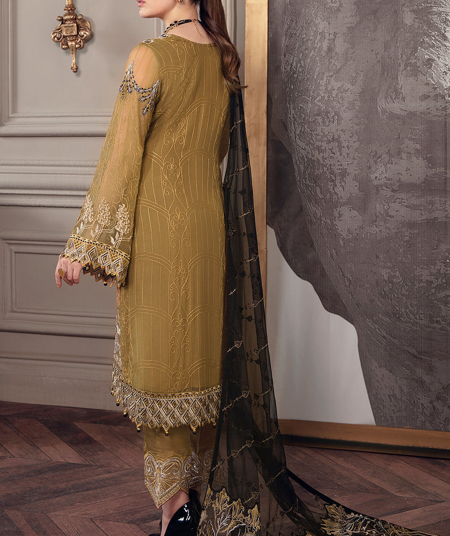 Ramsha Chevron Chiffon`22 Vol-5 D#504