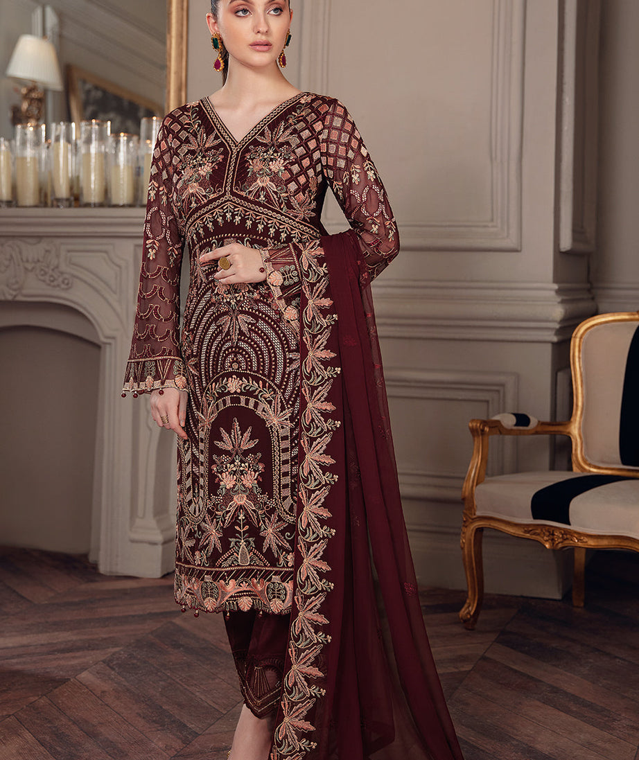 Ramsha Chevron Chiffon`22 Vol-5 D#507