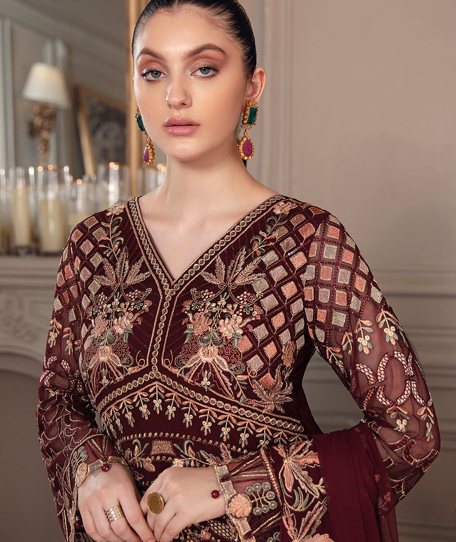 Ramsha Chevron Chiffon`22 Vol-5 D#507