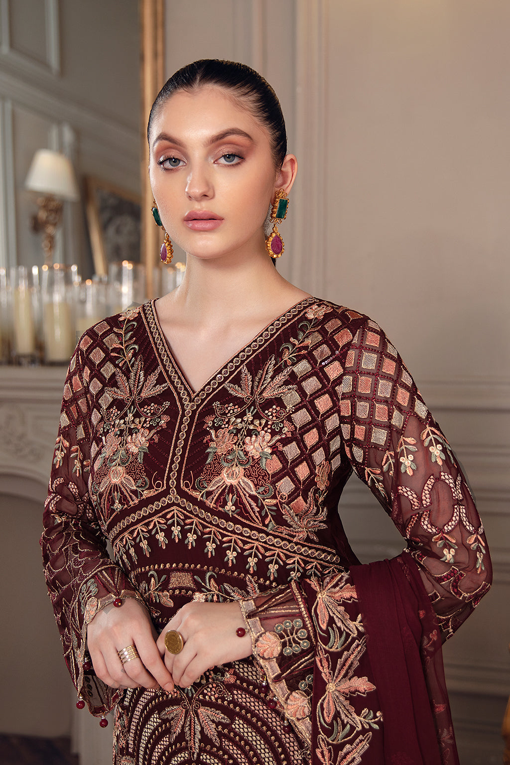 Ramsha Chevron Chiffon`22 Vol-5 D#507