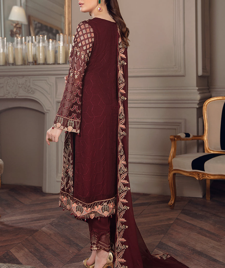 Ramsha Chevron Chiffon`22 Vol-5 D#507