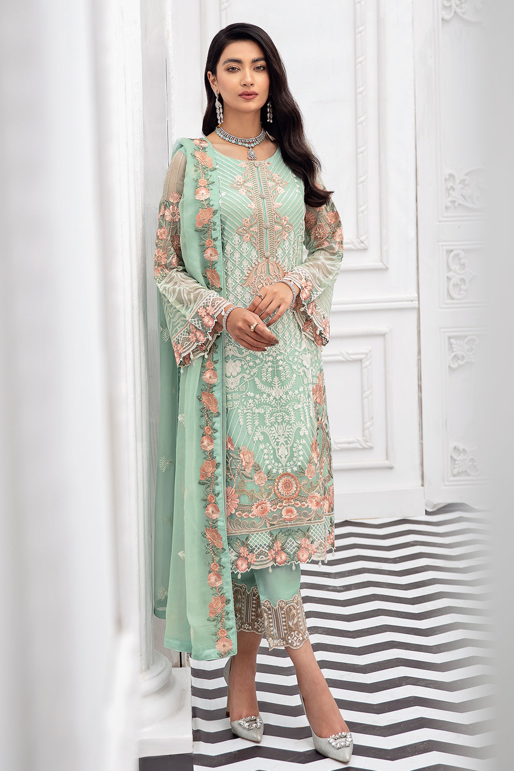 Ramsha Rangoon Collection`22 (Vol-8) D#805
