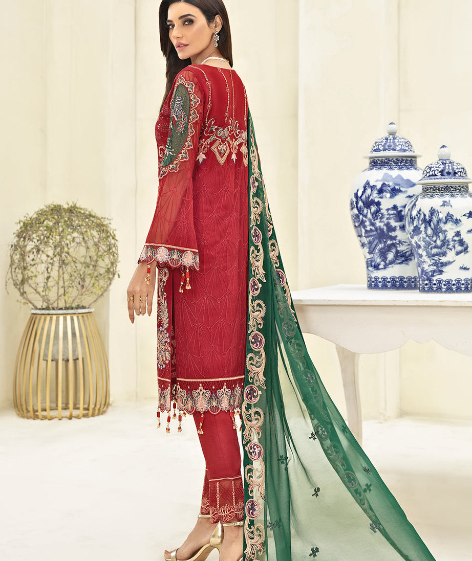 Ramsha Chevron L/Chiffon`22 D#308 (Vol-3)