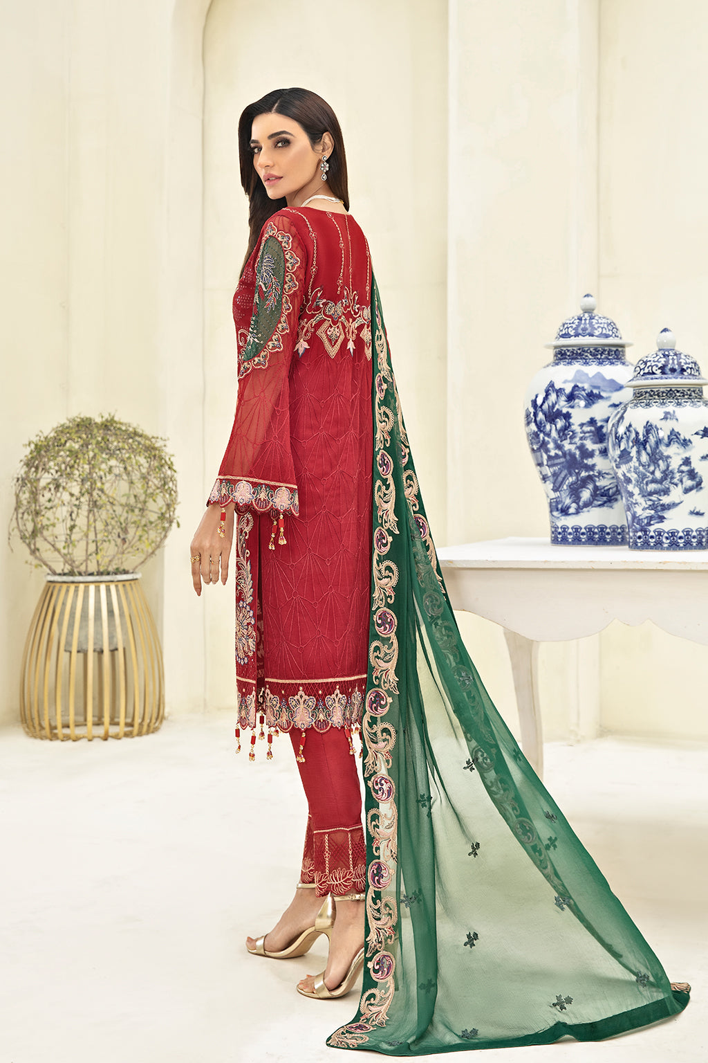 Ramsha Chevron L/Chiffon`22 D#308 (Vol-3)