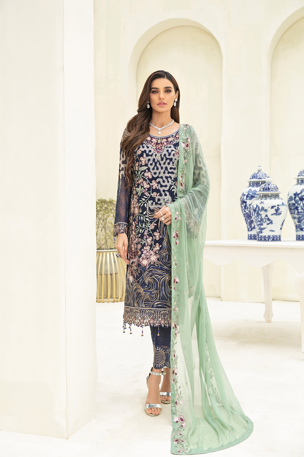 Ramsha Chevron L/Chiffon`22 D#306 (Vol-3)