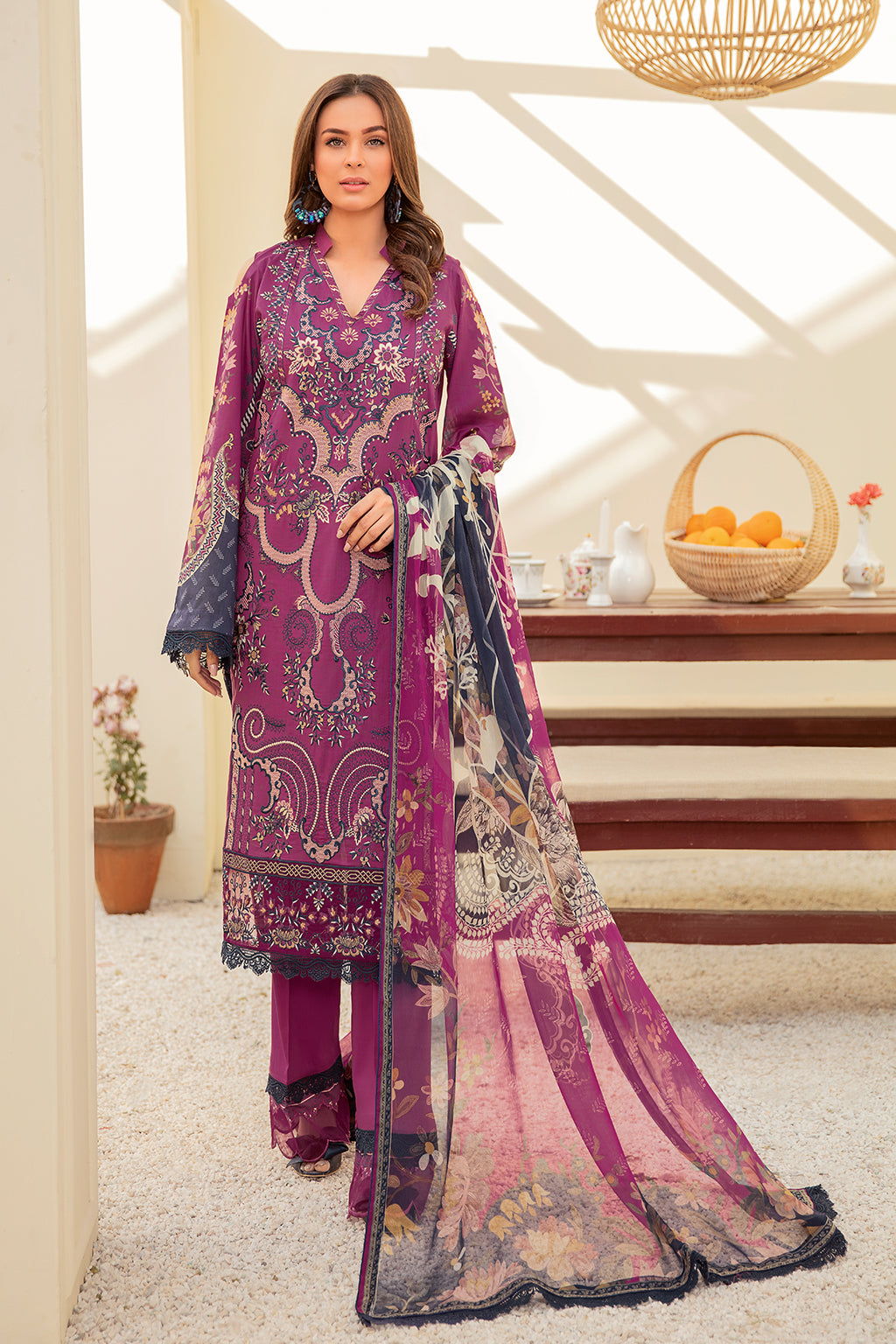Mashaal Luxury Lawn`22 Vol-3 L#311