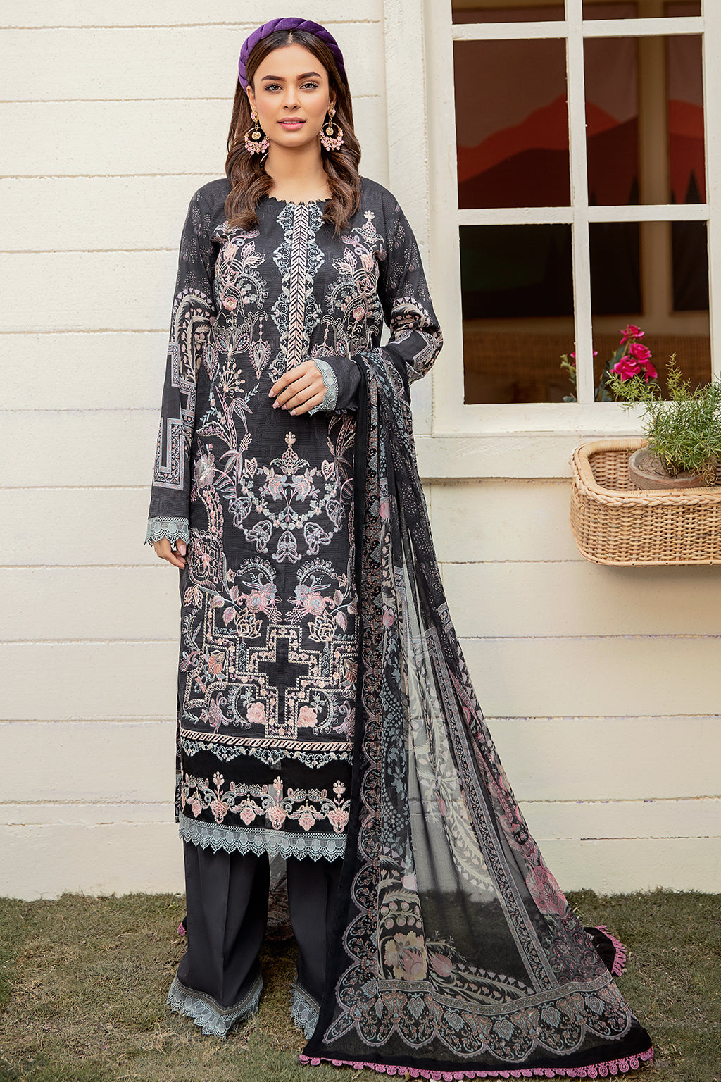 Mashaal Luxury Lawn`22 Vol-3 L#312