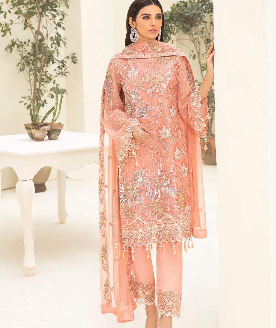 Ramsha Chevron L/Chiffon`22 D#310 (Vol-3)