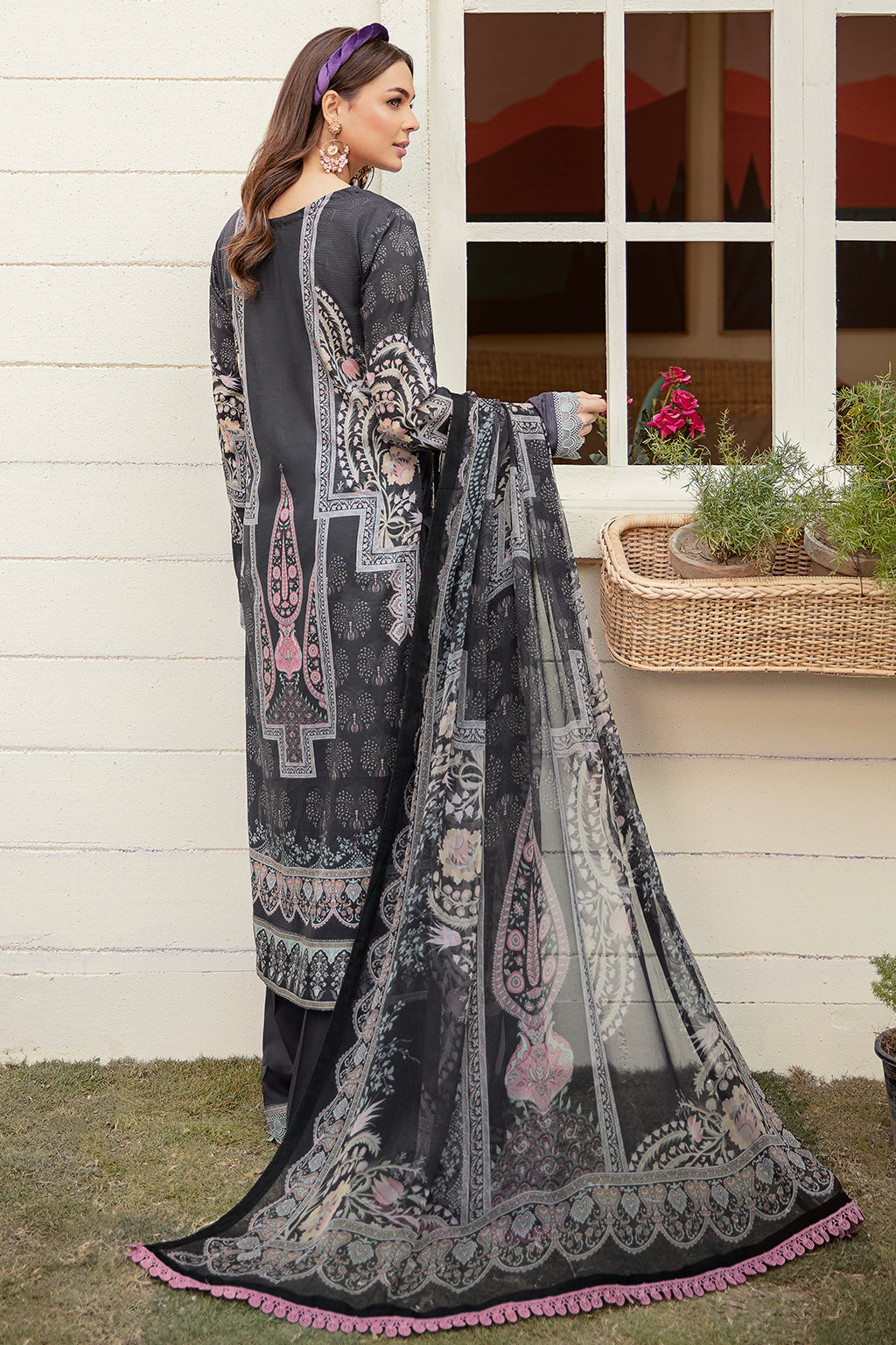 Mashaal Luxury Lawn`22 Vol-3 L#312