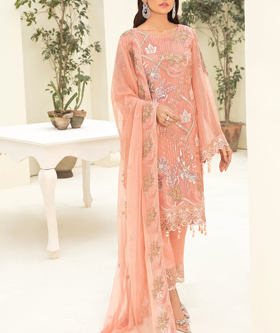 Ramsha Chevron L/Chiffon`22 D#310 (Vol-3)