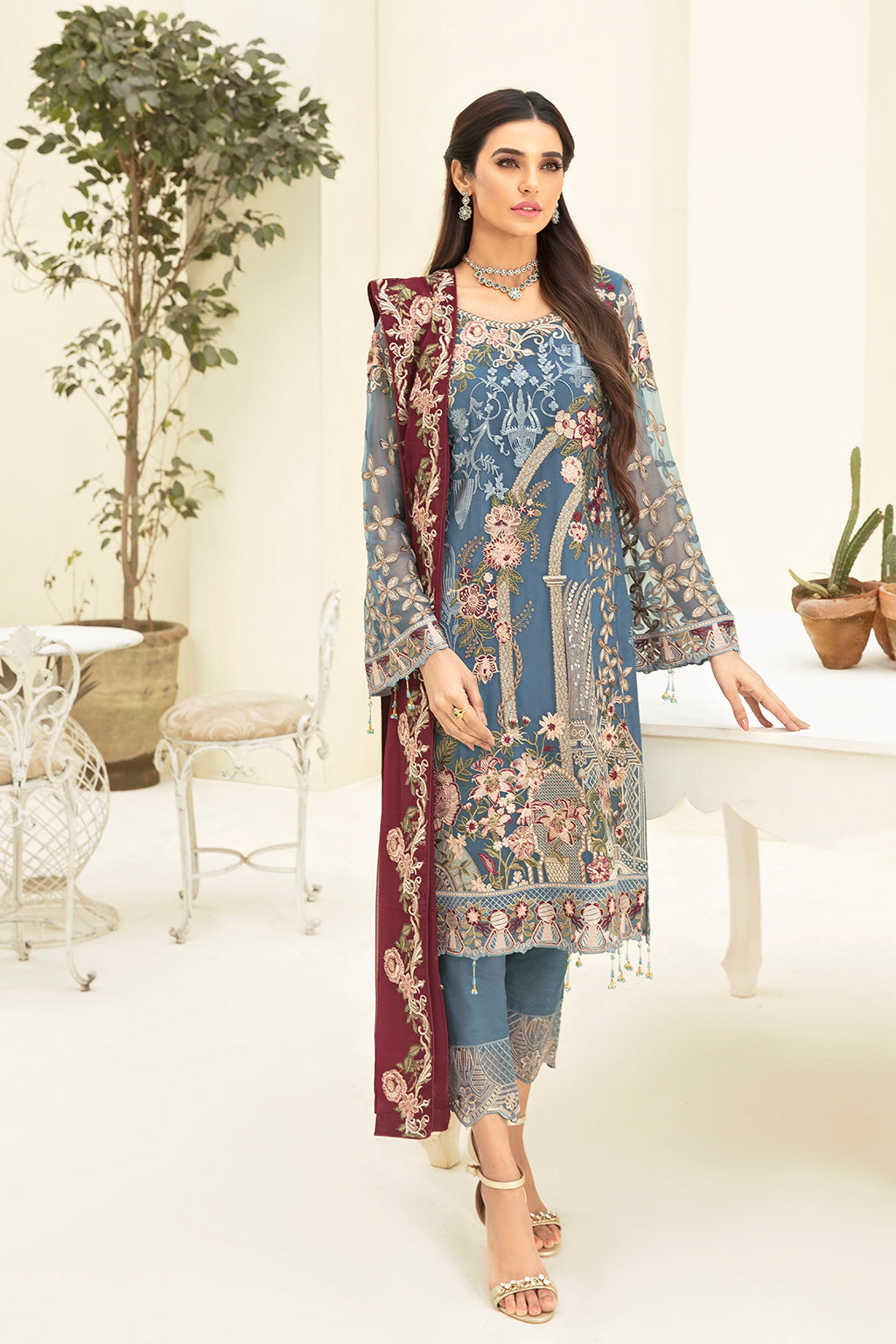 Ramsha Chevron L/Chiffon`22 D#311 (Vol-3)