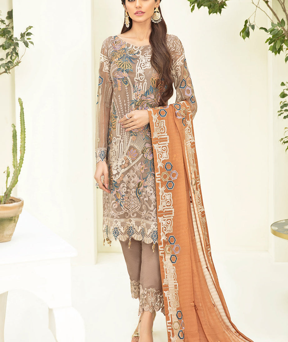 Ramsha Chevron L/Chiffon`22 D#302 (Vol-3)