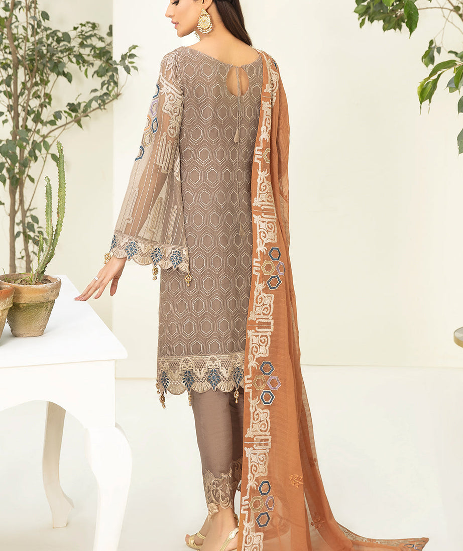 Ramsha Chevron L/Chiffon`22 D#302 (Vol-3)