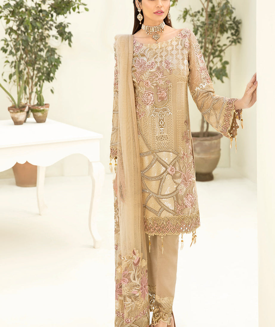 Ramsha Chevron L/Chiffon`22 D#312 (Vol-3)