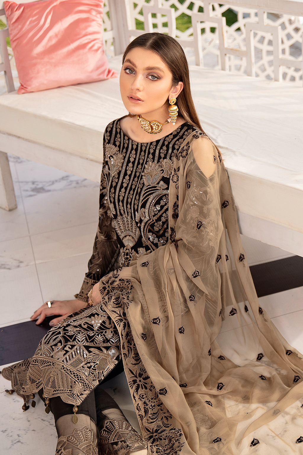 Ramsha Luxury Chiffon`22 D#2001 (Vol-20)