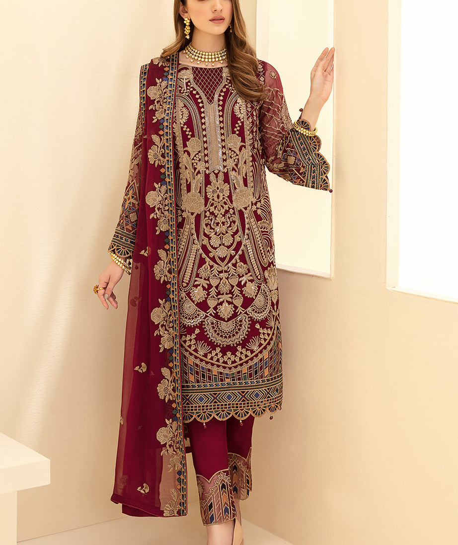 Ramsha Rangoon Collection`22 D#708 (Vol-7)