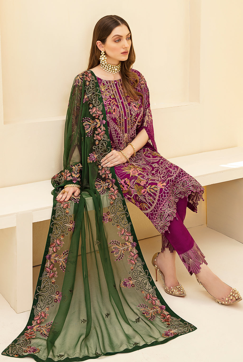 Ramsha Rangoon Collection`22 D#710 (Vol-7)