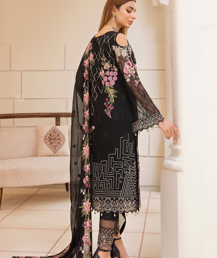 Ramsha Chevron L/Chiffon`22 D#405 (Vol-4)