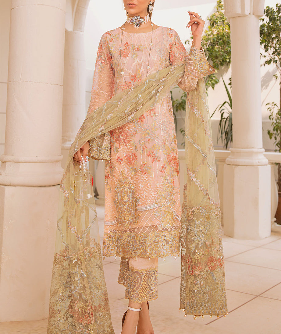 Ramsha Chevron L/Chiffon`22 D#402 (Vol-4)