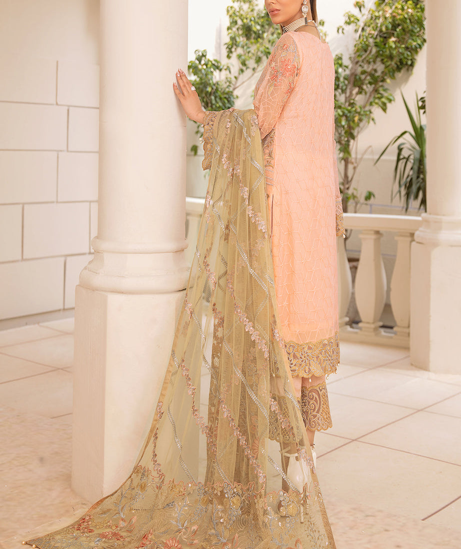 Ramsha Chevron L/Chiffon`22 D#402 (Vol-4)