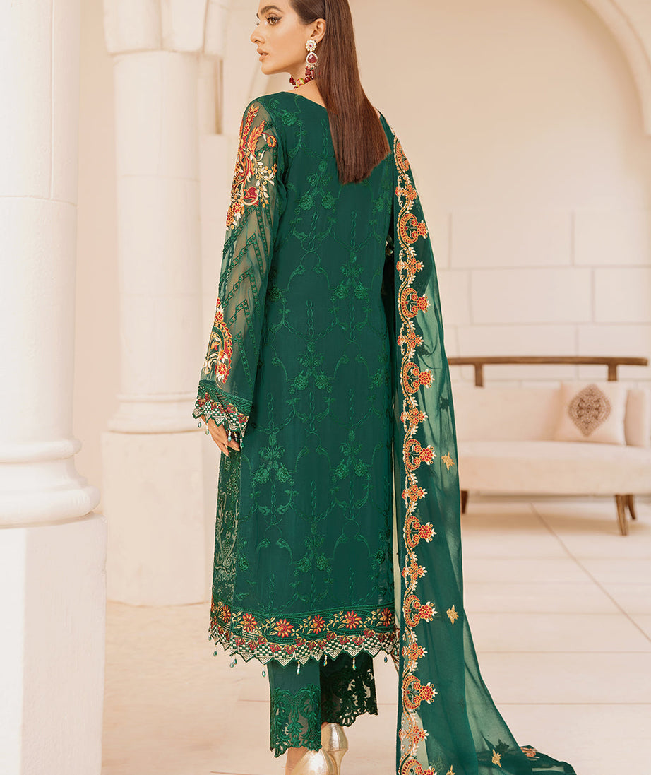 Ramsha Chevron L/Chiffon`22 D#409 (Vol-4)