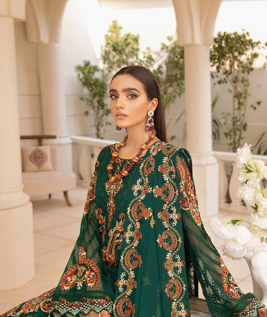 Ramsha Chevron L/Chiffon`22 D#409 (Vol-4)