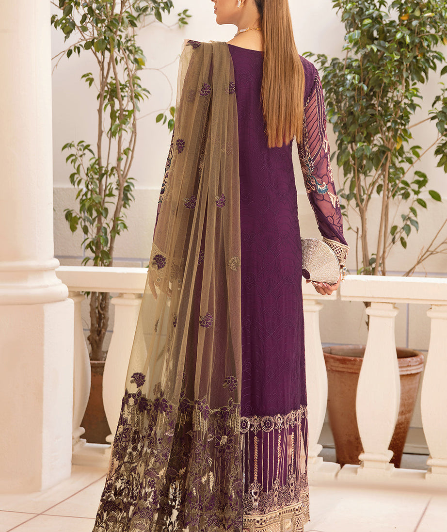 Ramsha Chevron L/Chiffon`22 D#401 (Vol-4)