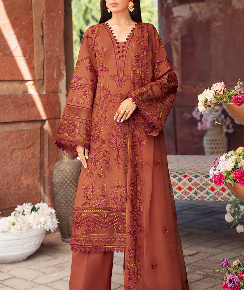 Ramsha Andaaz Luxury Lawn`22 (Vol-2) Z#201