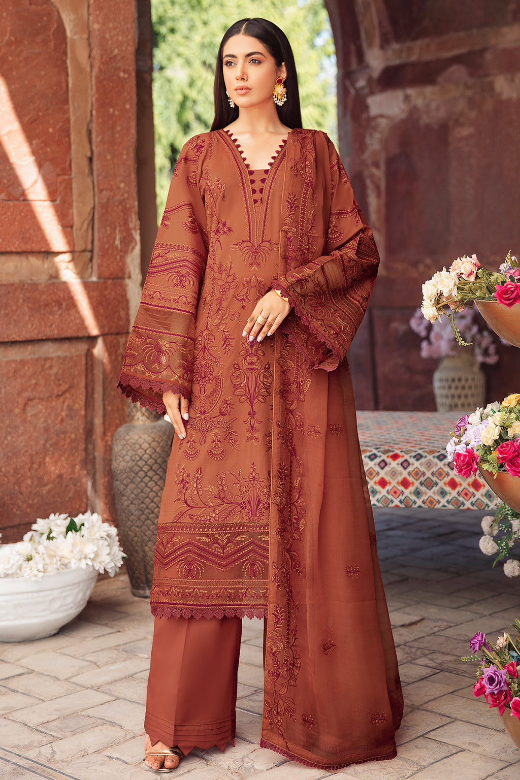 Ramsha Andaaz Luxury Lawn`22 (Vol-2) Z#201