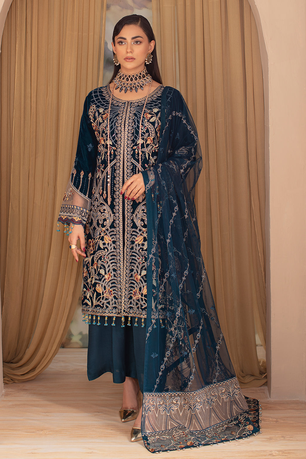 Ramsha Velvet Collection`22 V#506