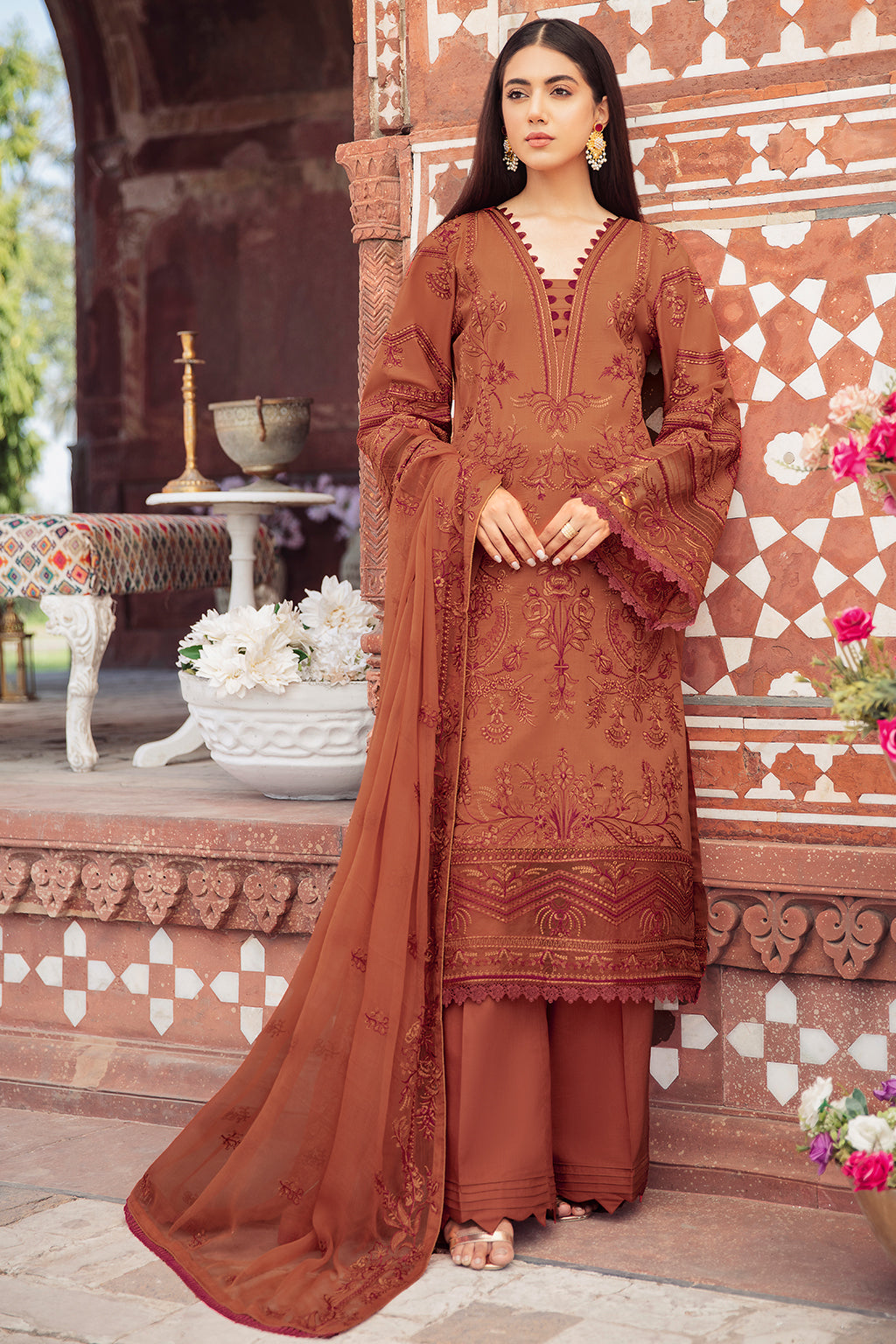 Ramsha Andaaz Luxury Lawn`22 (Vol-2) Z#201