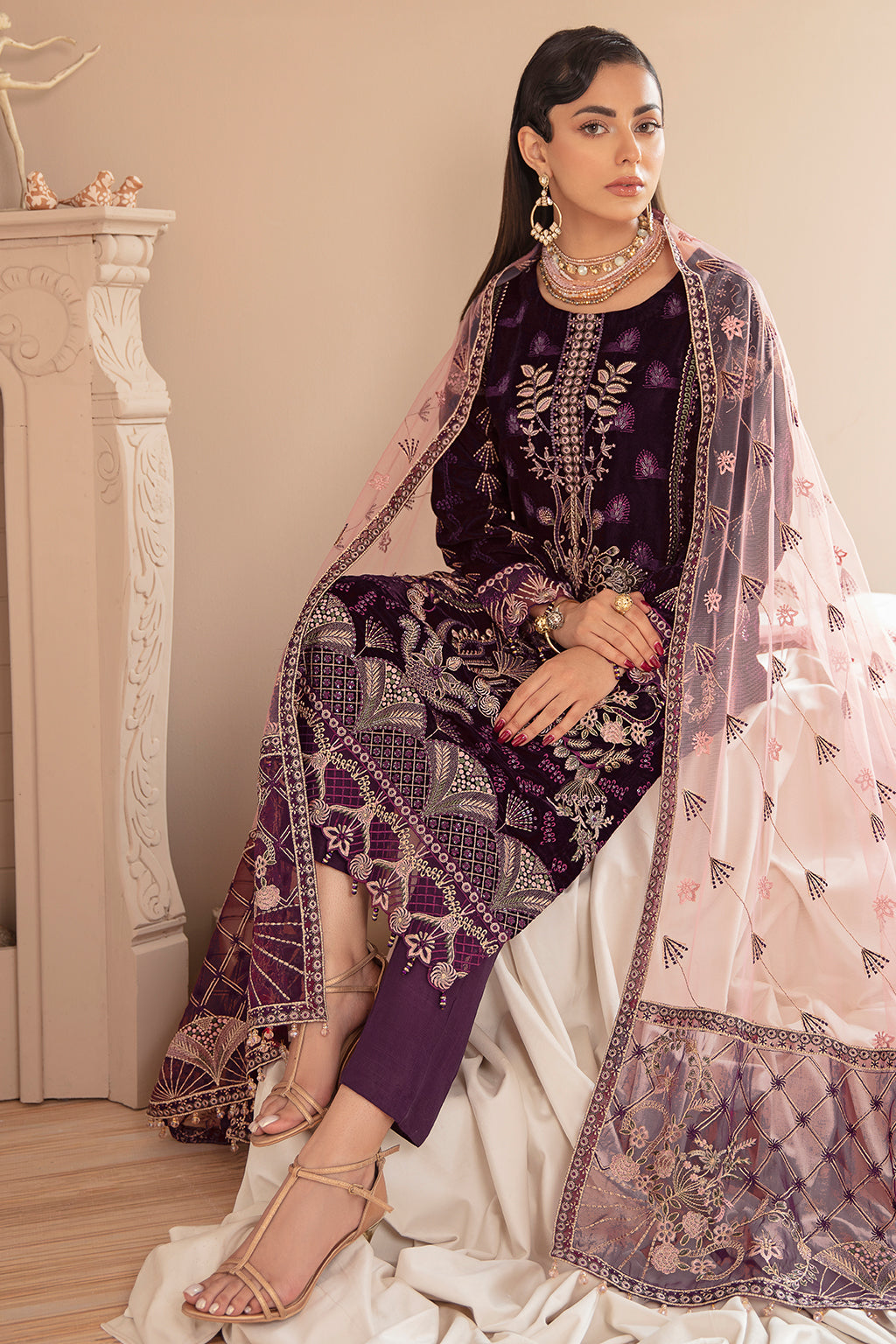 Ramsha Velvet Collection`22 V#505
