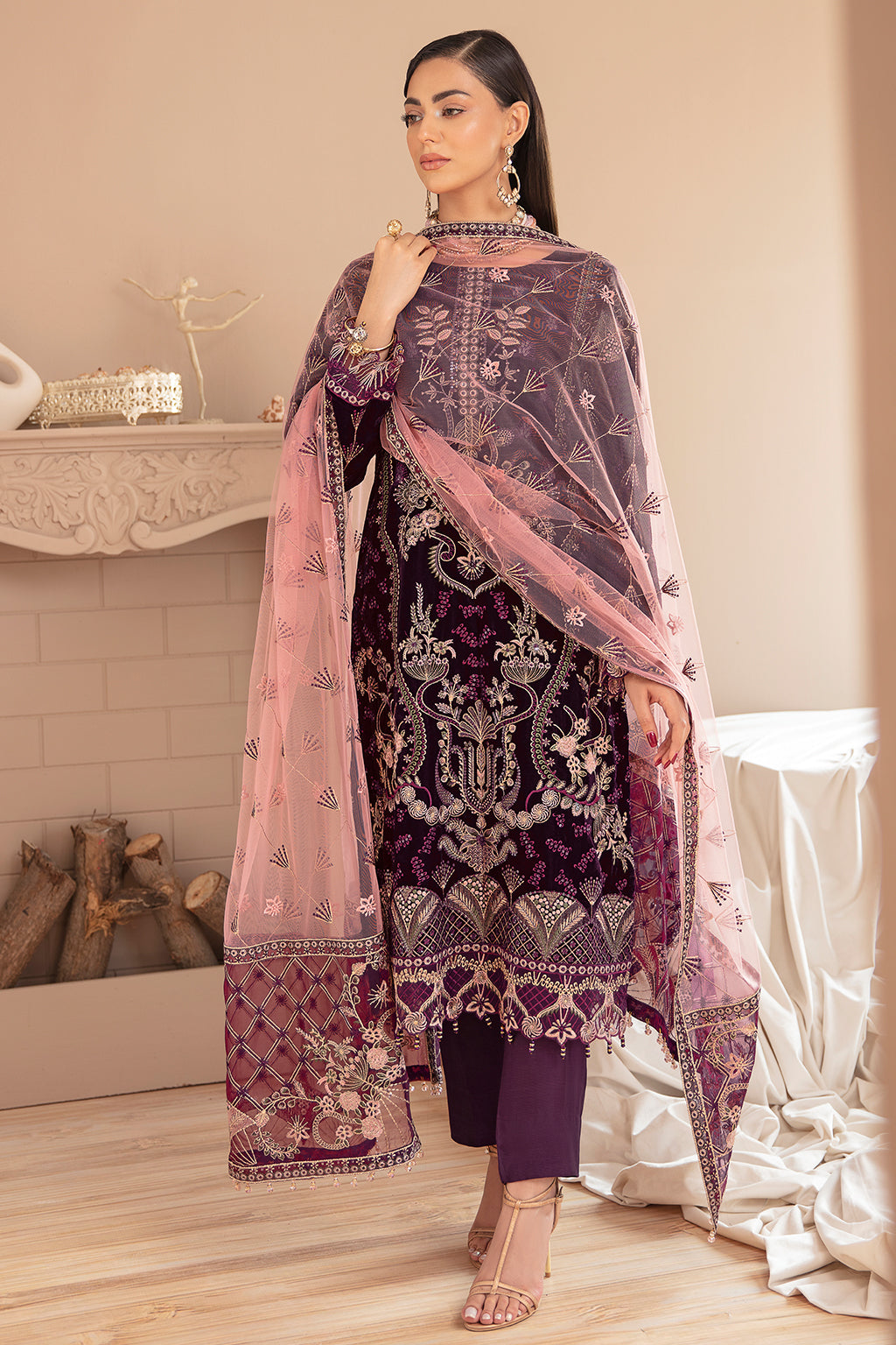 Ramsha Velvet Collection`22 V#505