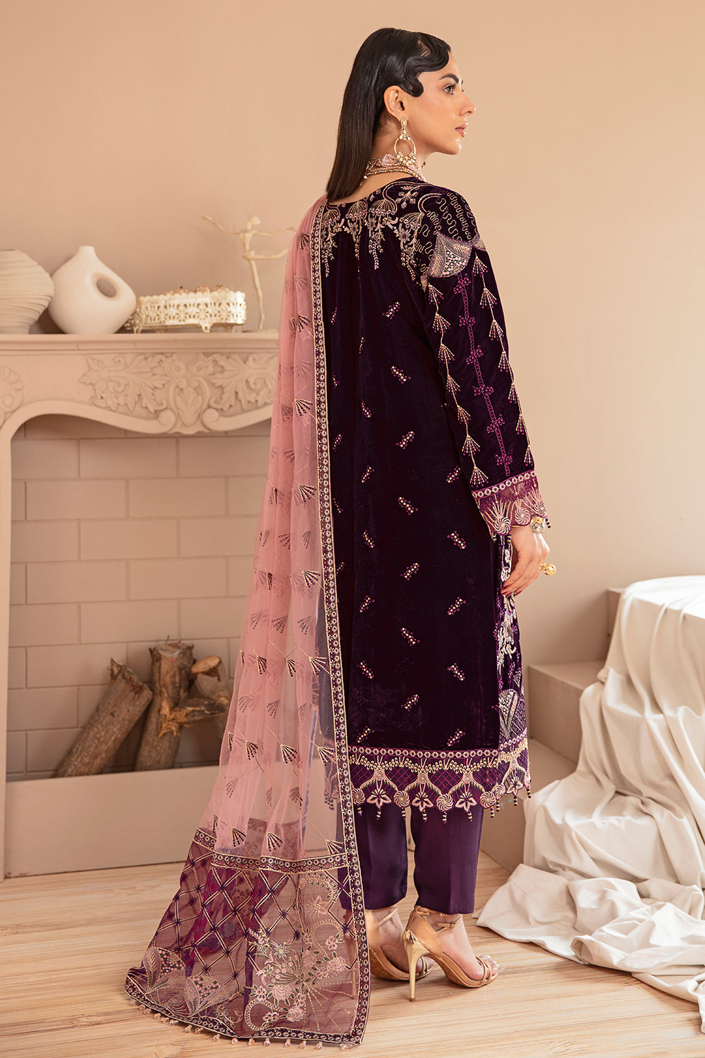 Ramsha Velvet Collection`22 V#505
