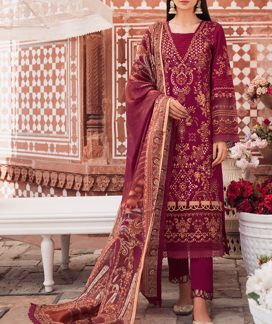 Ramsha Andaaz Luxury Lawn`22 (Vol-2) Z#203
