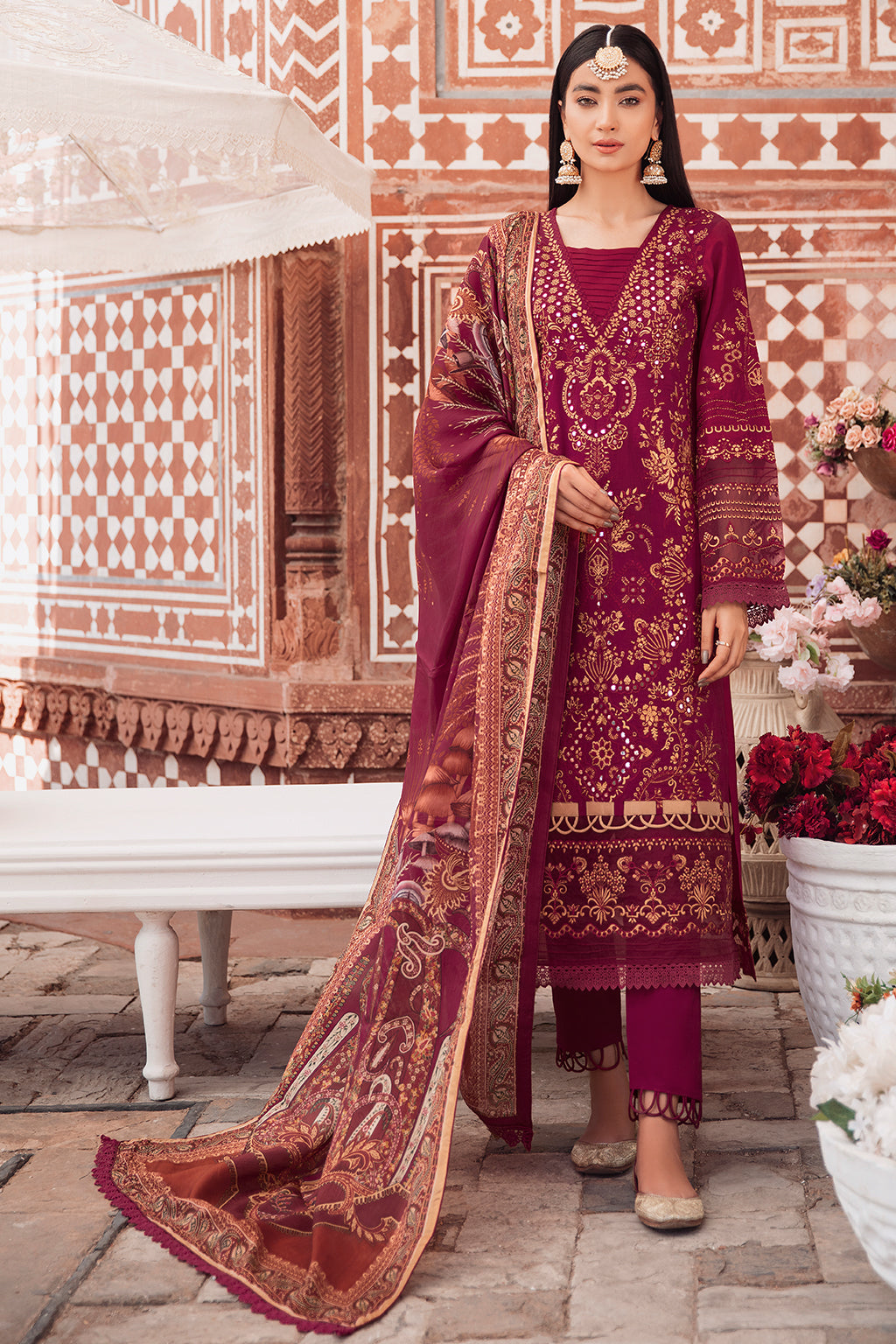 Ramsha Andaaz Luxury Lawn`22 (Vol-2) Z#203