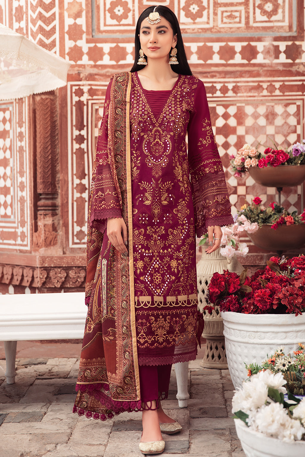 Ramsha Andaaz Luxury Lawn`22 (Vol-2) Z#203