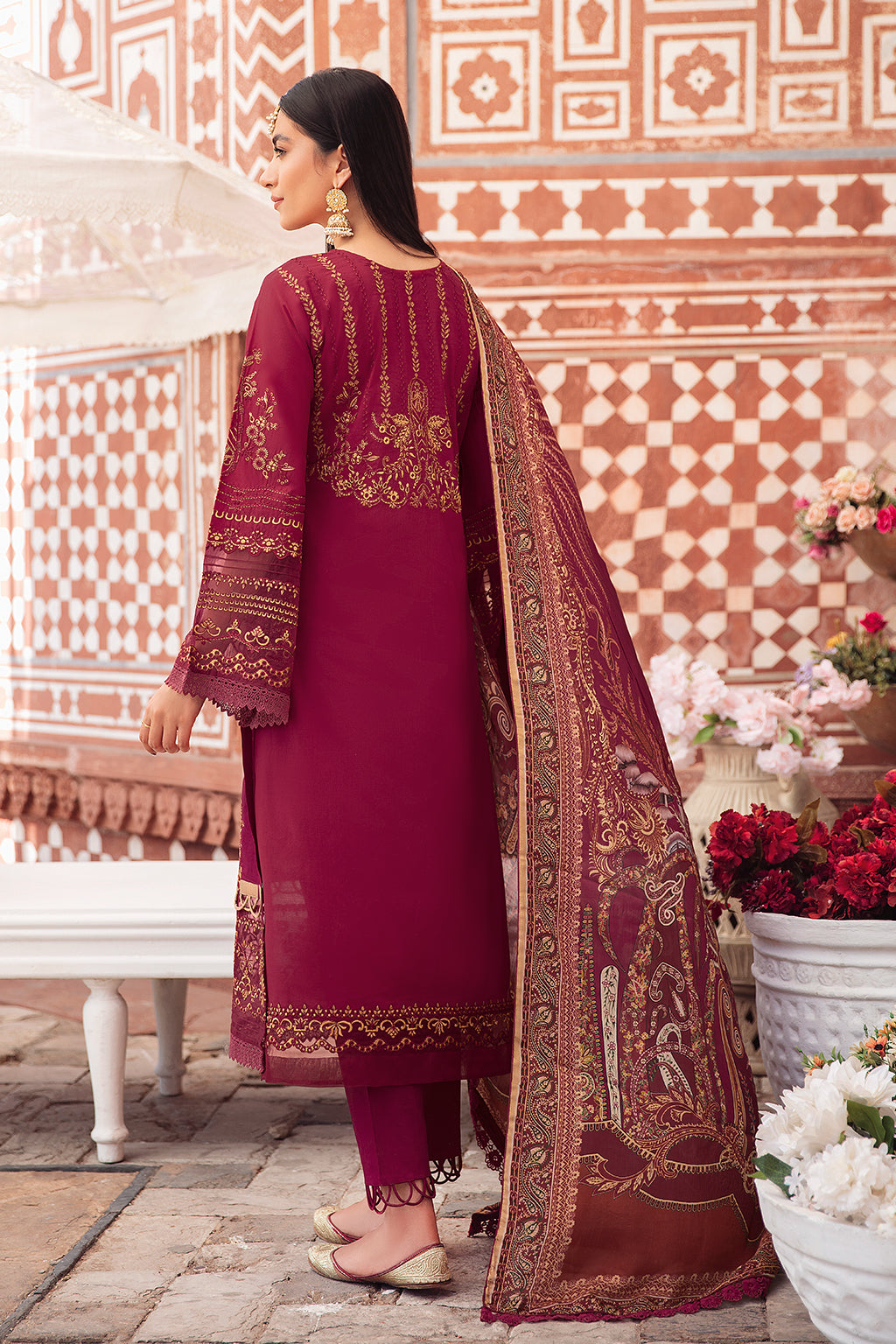 Ramsha Andaaz Luxury Lawn`22 (Vol-2) Z#203
