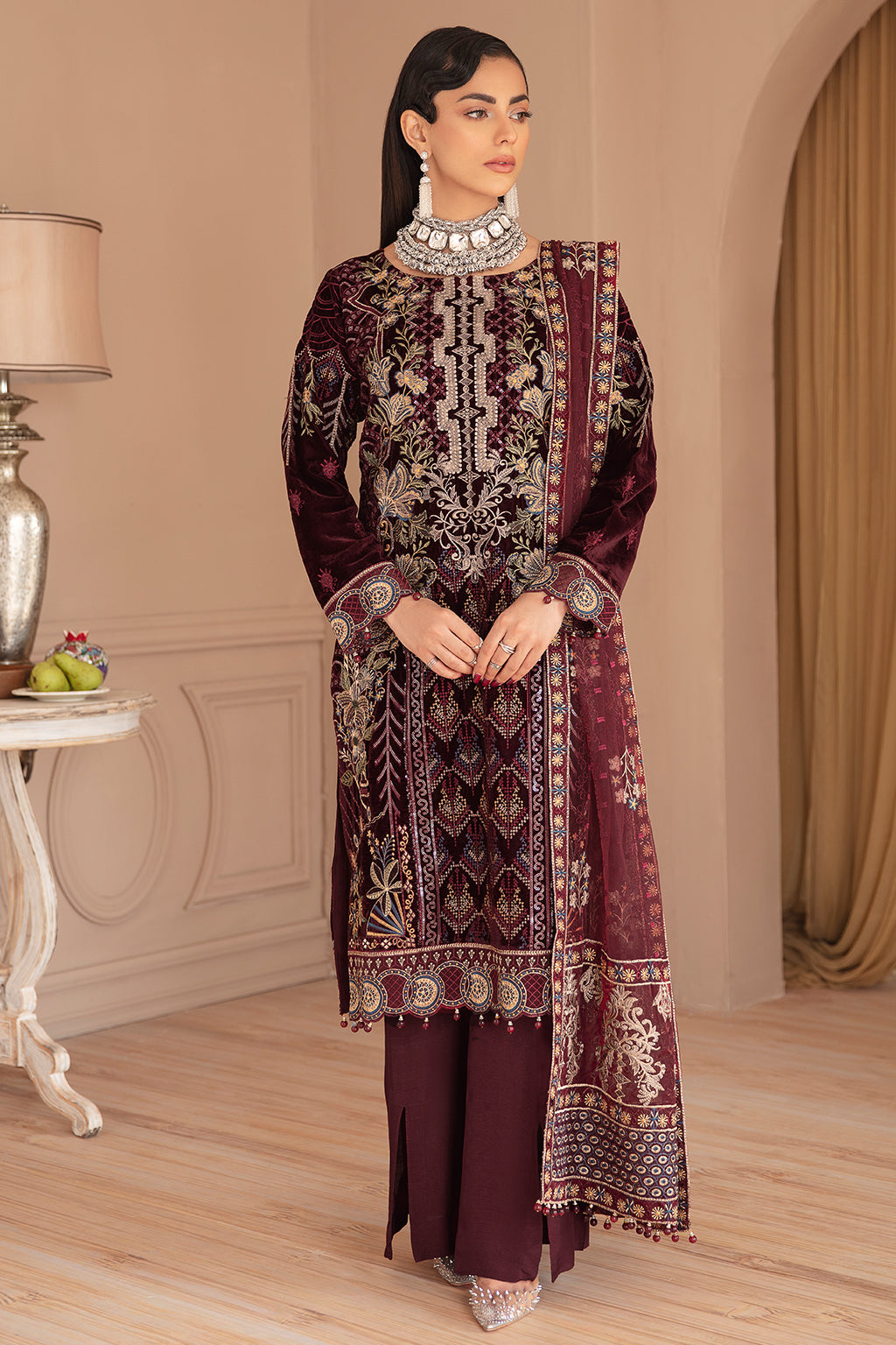 Ramsha Velvet Collection`22 V#503