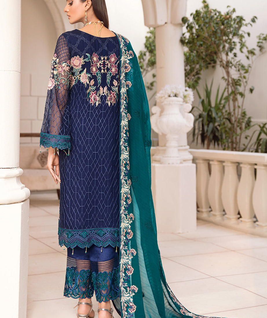 Ramsha Chevron L/Chiffon`22 D#403 (Vol-4)