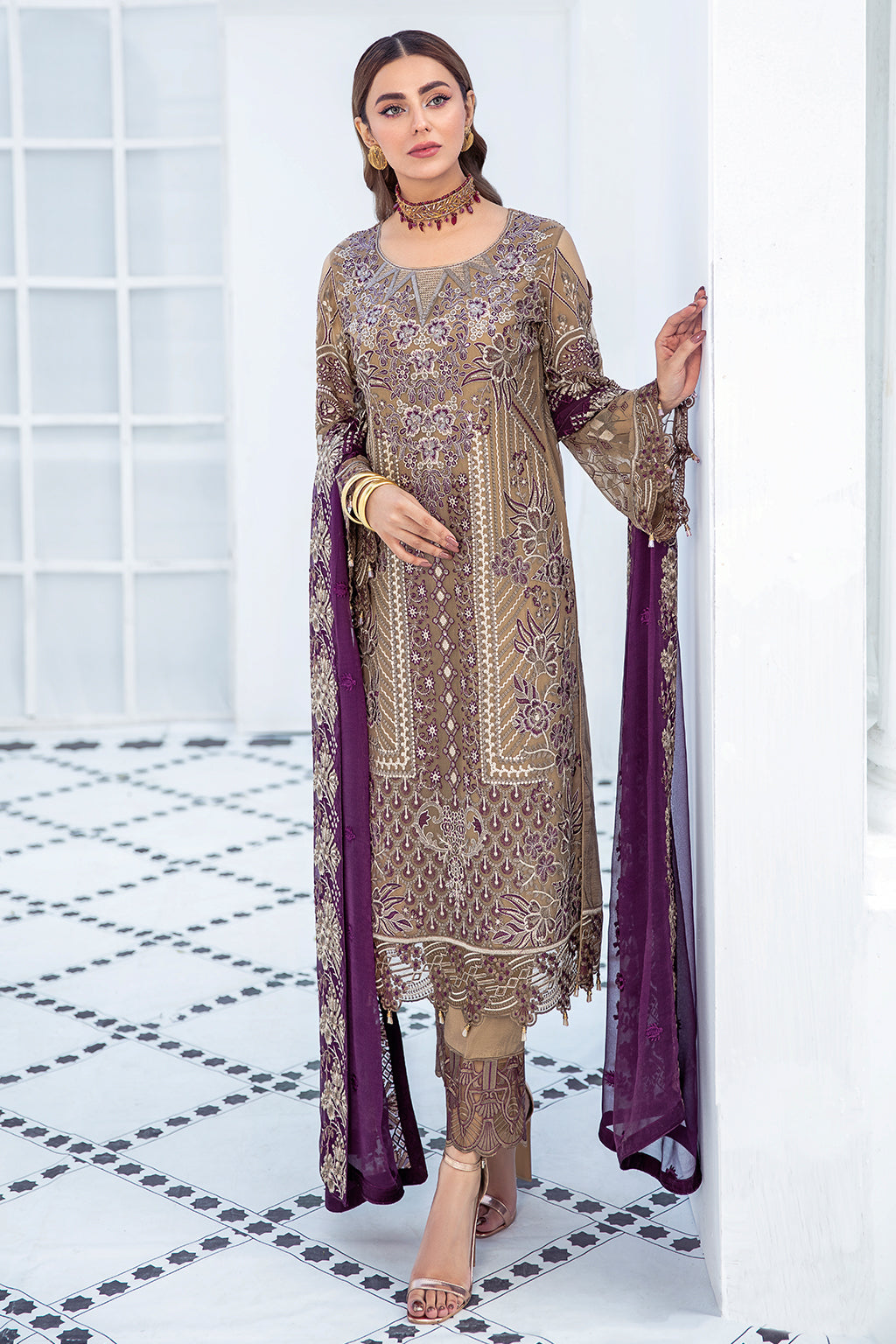 Ramsha Luxury Chiffon`22 D#2101 (Vol-21)