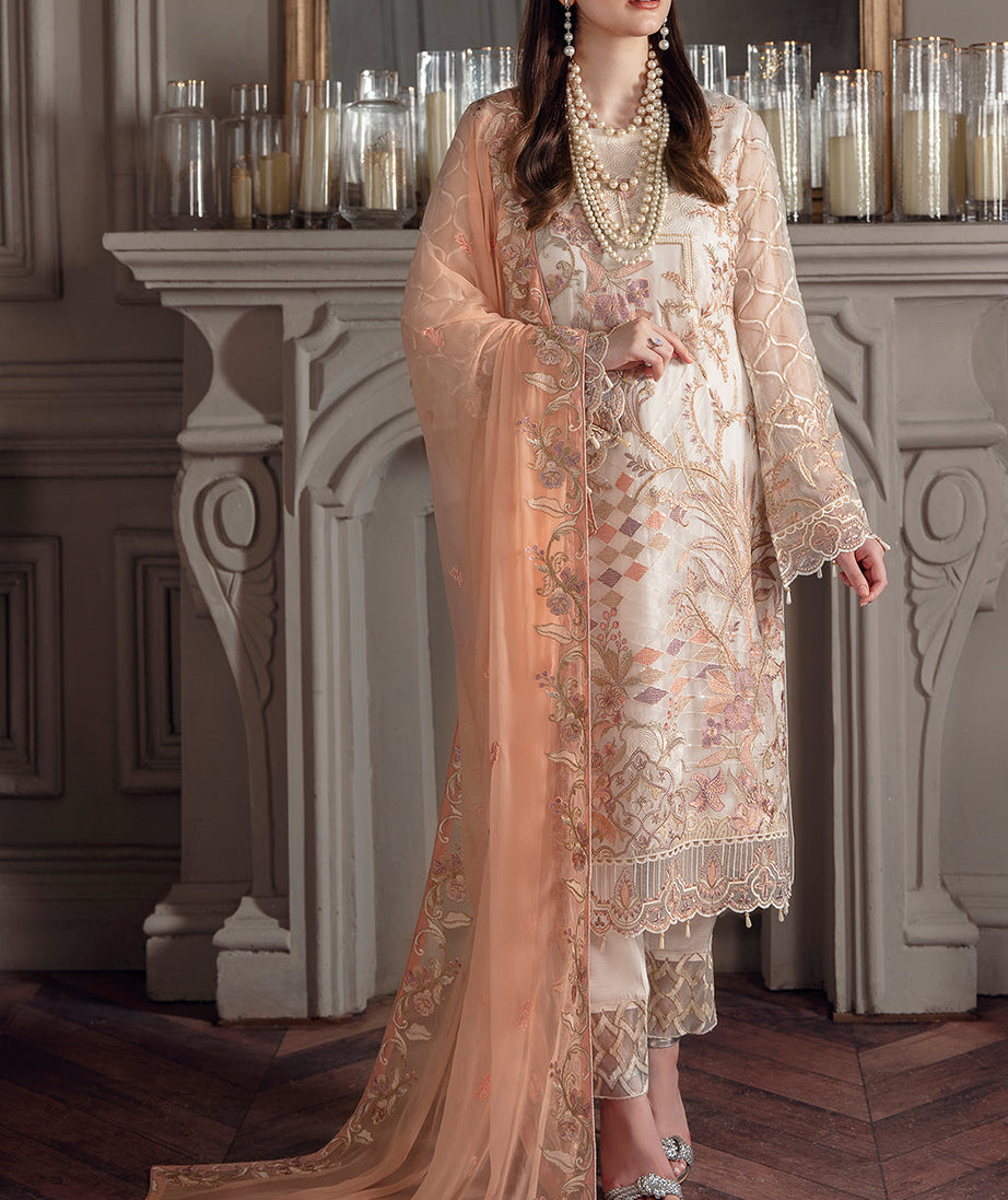 Ramsha Chevron Chiffon`22 Vol-5 D#505