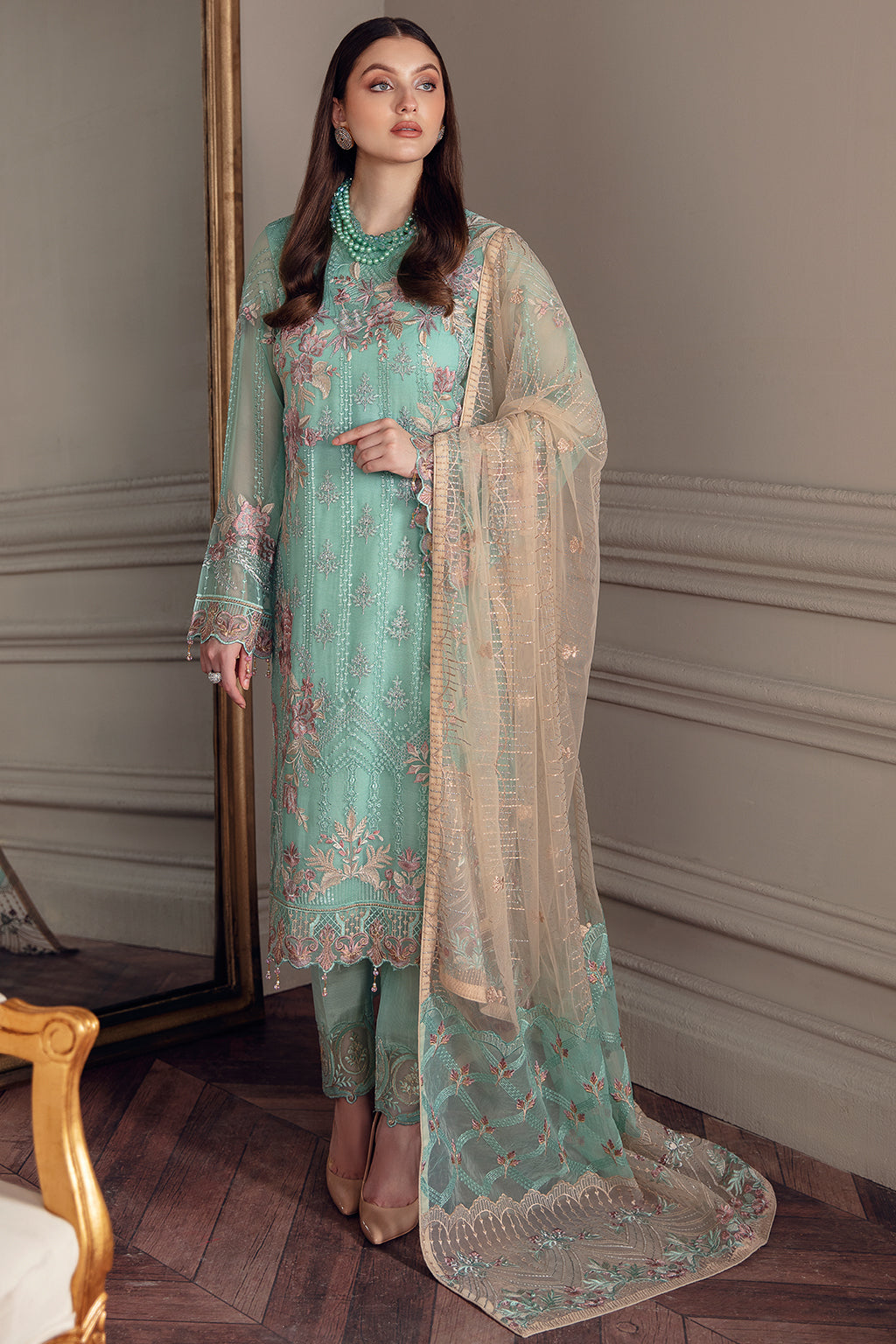 Ramsha Chevron Chiffon`22 Vol-5 D#511