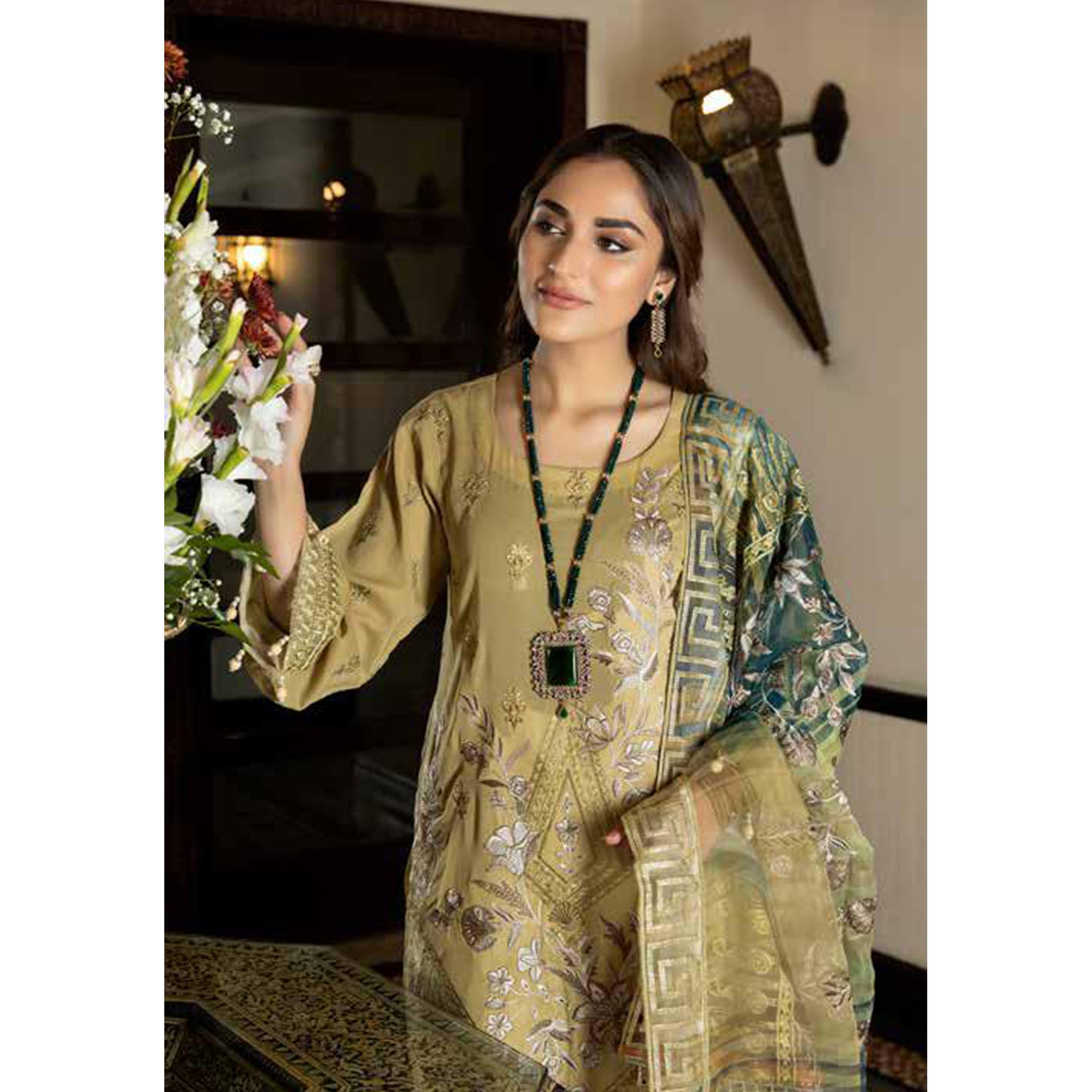 RA Tehzeeb Emb Swiss Lawn`22 D#7 (Vol-1)