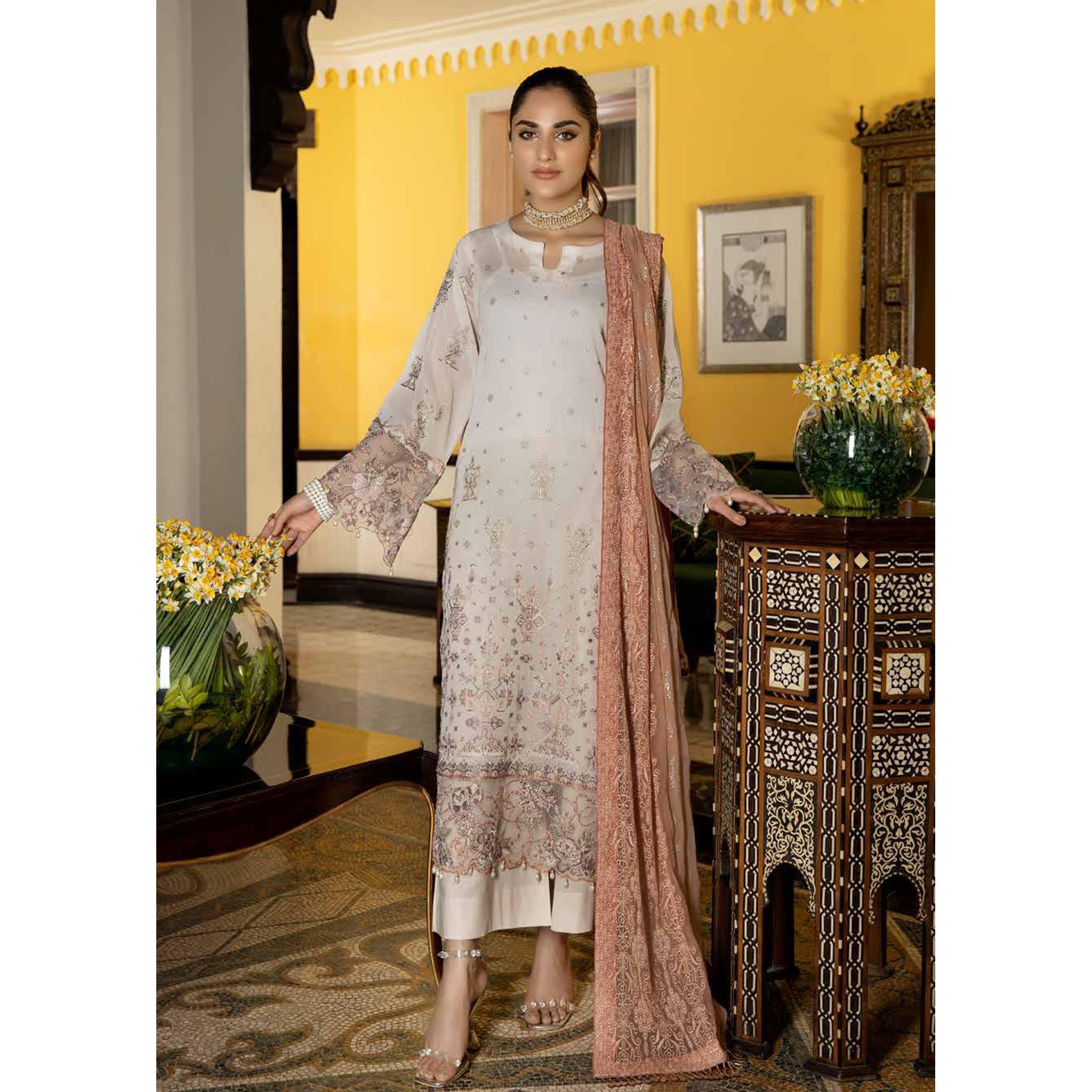 RA Tehzeeb Emb Swiss Lawn`22 D#6 (Vol-1)