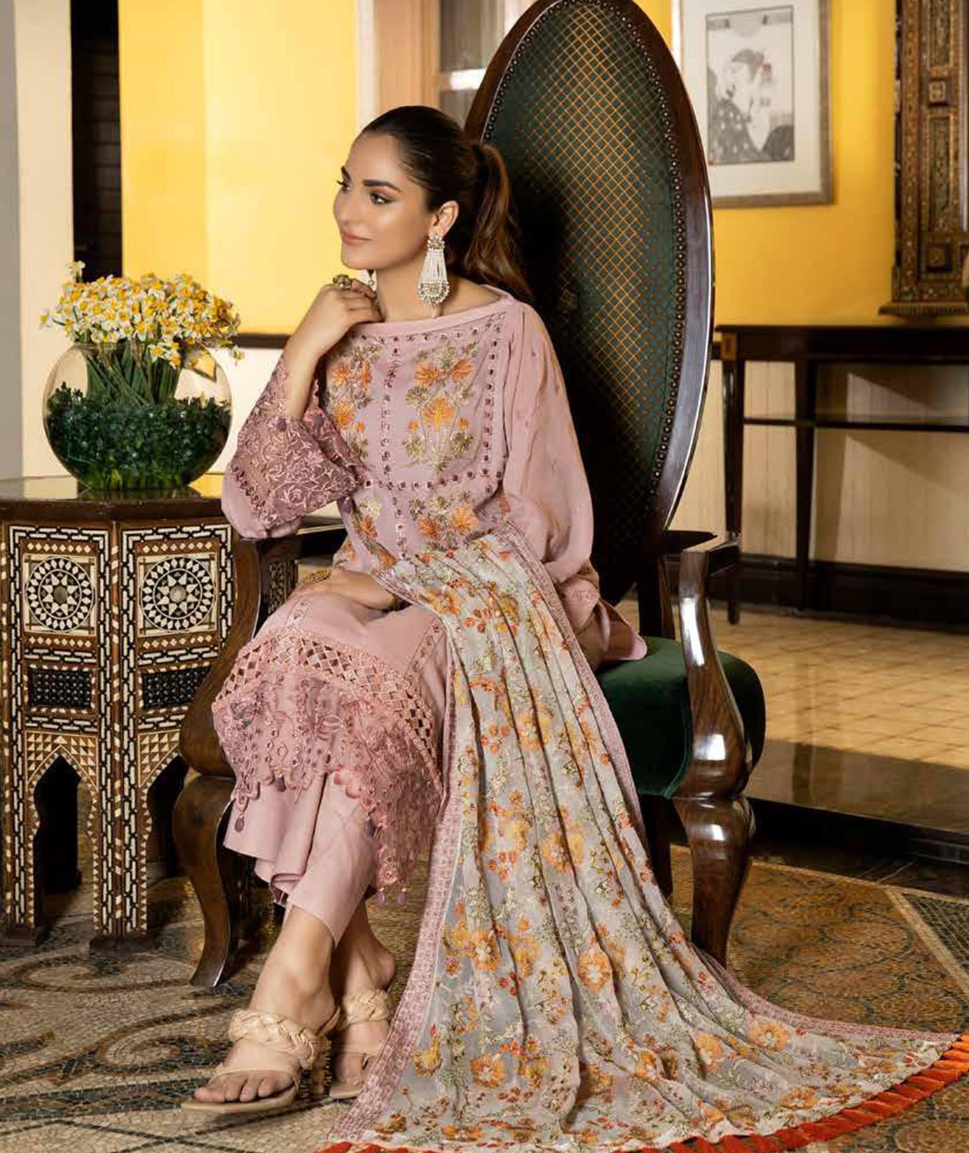 RA Tehzeeb Emb Swiss Lawn`22 D#4 (Vol-1)