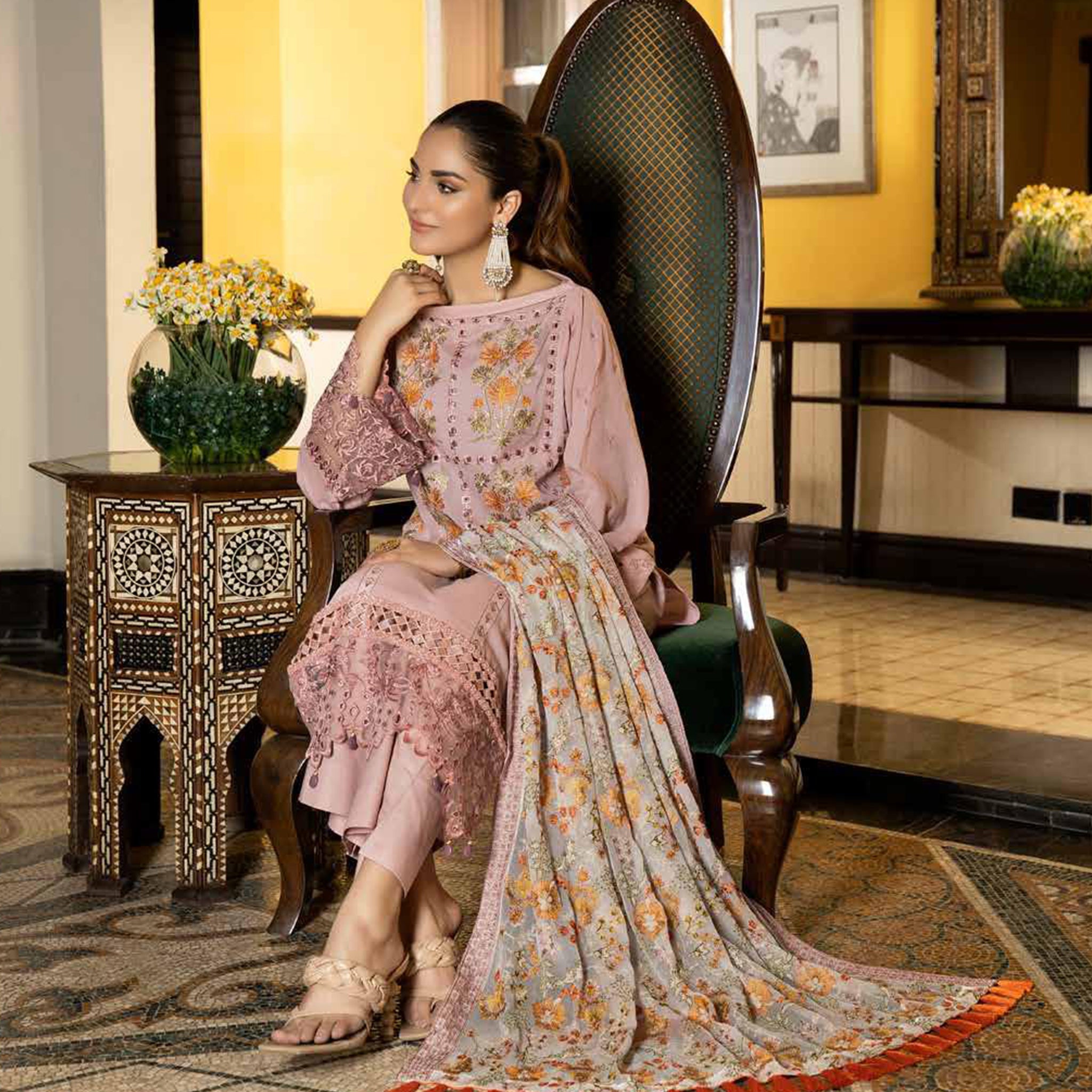 RA Tehzeeb Emb Swiss Lawn`22 D#4 (Vol-1)