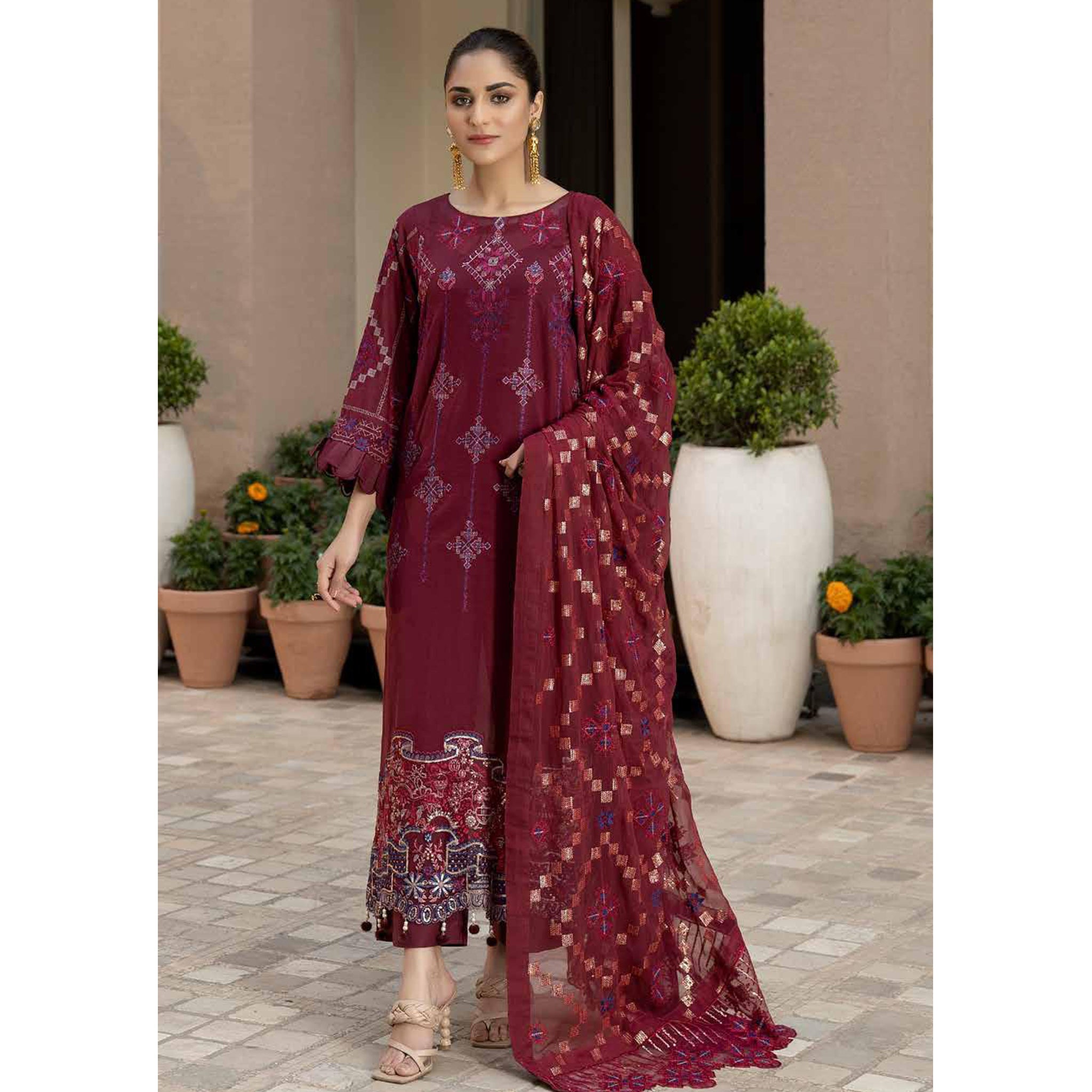 RA Tehzeeb Emb Swiss Lawn`22 D#3 (Vol-1)