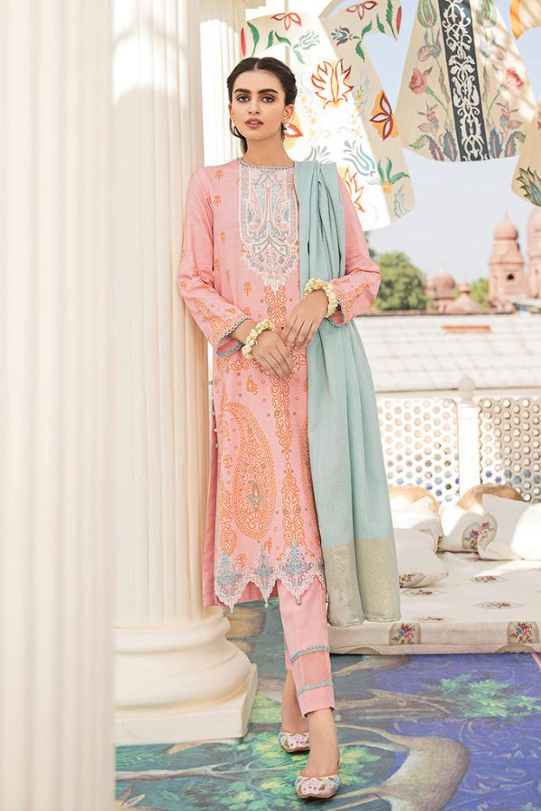 Cross Stitch Khaddar Collection`20 D#05