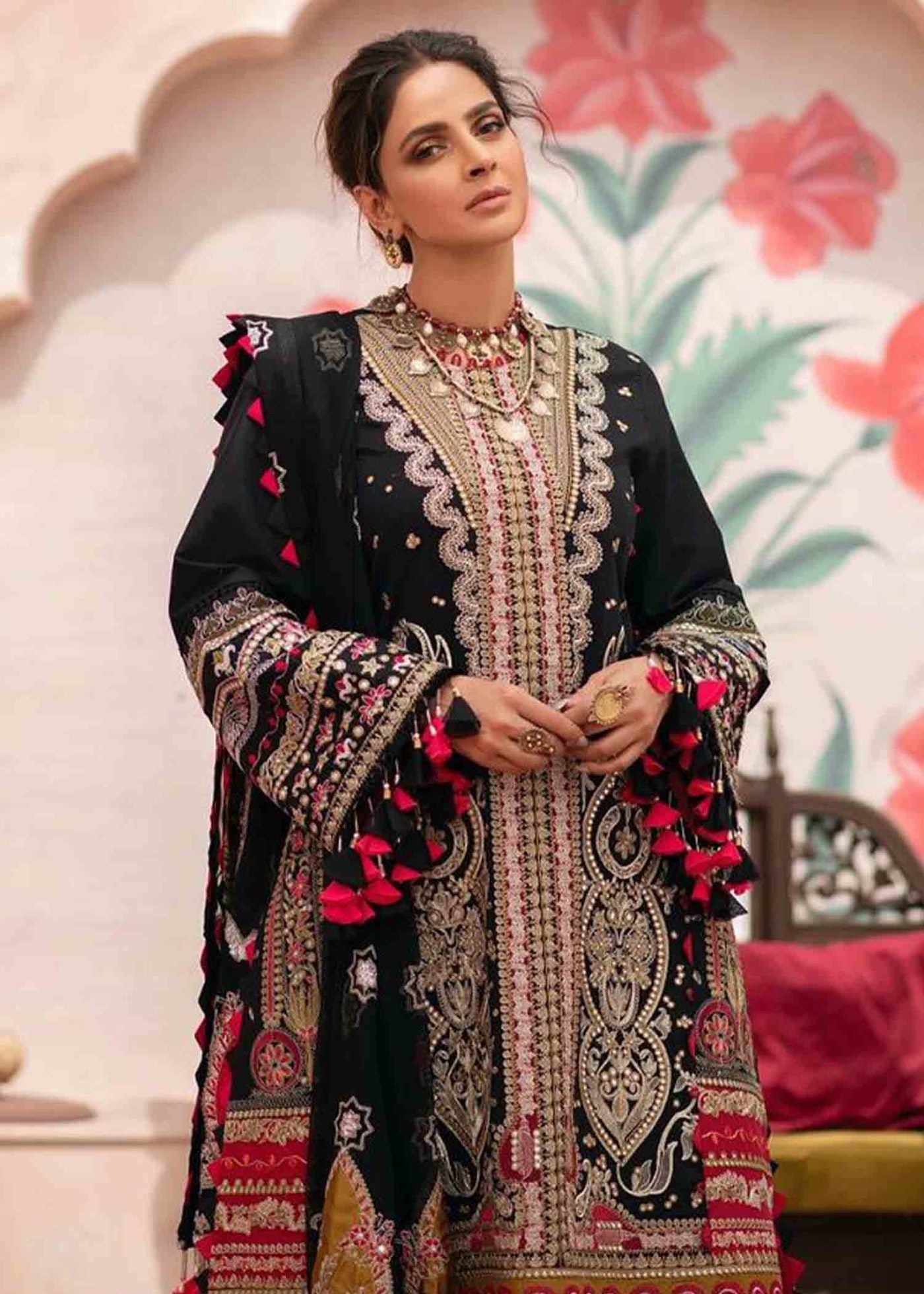 Maryam hussain Luxury Festive Lawn`21D#05 - JAHANARA
